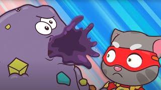 Garbage Monster Strikes Back | Talking Tom Heroes | Cartoons for Kids | WildBrain Superheroes