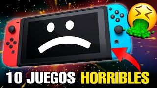 LOS 10 PEORES JUEGOS para NINTENDO SWITCH  ¡HUYE de ELLOS!