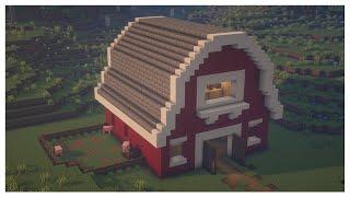 Minecraft Barn Tutorial (Easy)