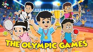 The Olympic Games | Real Champ | Animated Stories | English Cartoon | Moral Stories | PunToon Kids