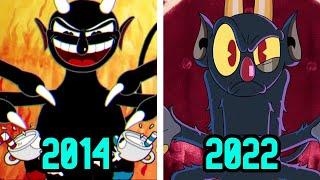 Evolution of The Devil in Cuphead (2014-2022)