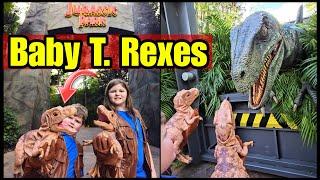 Bringing Baby T. Rexes to Jurassic Park at Islands of Adventure | Universal Studios Florida