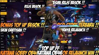 BOCORAN FREE FIRE !! EVENT TERBARU, BONUS TOP UP BESOK, MOCO STORE EMOTE, SKIN SENJATA, UPDATE OB46