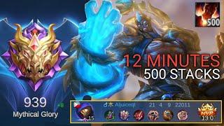 ALDOUS JUNGLE TUTORIAL 2021 | 12 MINUTES 500 STACKS GAMEPLAY | 1 KILL PER MINUTE ALDOUS BEST BUILD