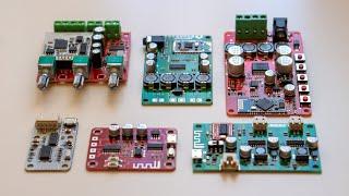 Testing Bluetooth amplifier boards from China/AliExpress