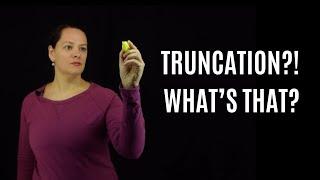 What is truncation? A wee English language lesson