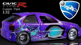 Diecast Rocket League Honda Civic - Warlock Paint Job