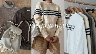 SUB) Fashion Haul 추워졌으니 가을 쇼핑해야죠?드파운드 패션하울, 올드머니룩