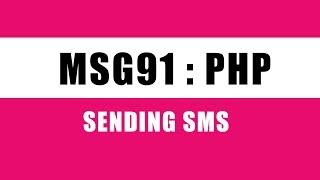 MSG91: SMS API ! Send SMS in PHP