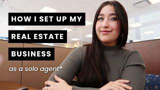 HOW I SET UP MY REAL ESTATE BUSINESS | LLC, bank accounts, budget, taxes, business credit