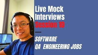 Software Testing Mock Interview with Hiring Managers. S10