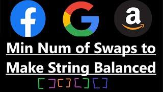 Minimum Number of Swaps to Make String Balanced - Leetcode 1963 Weekly Contest - Python