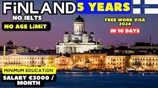 Finland Work Visa | How to get Finland Work Permit ? Full Process Step by Step | High Salary