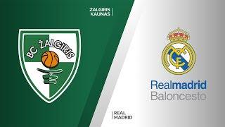 Zalgiris Kaunas - Real Madrid Highlights | Turkish Airlines EuroLeague, RS Round 3