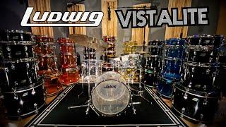 NEW Ludwig Vistalites ARE IN! - Exclusive sizes to our shop!