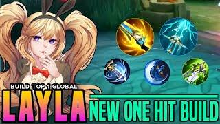 LAYLA NEW ONE HIT BUILD IS HARE(must try)!! Build Top Global Layla 2024 Gameplay!!! - Mlbb