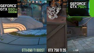 GTX 750 Ti vs GTX 650 Ti Boost