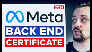 META Back-End Developer Professional Certificate - Is It Worth it in 2024? (Review)