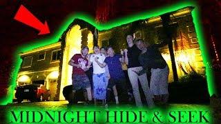 MIDNIGHT HIDE AND SEEK IN A MANSION | (locked in) | Sam Golbach