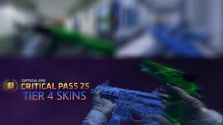 CRITICAL PASS 25 - TIER 4 SKINS | GOOOD MAN | #Shorts