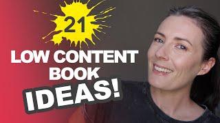 21 AMAZING Low Content Book Ideas That You Can Create & Publish On Amazon KDP Today