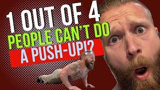 1 out of 4 people CAN’T DO A PUSH-UP!? Let’s fix it in 1 MINUTE