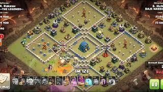 TH12 pekka hogs bat spell attack new strategy