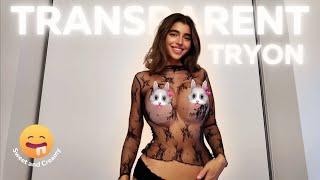 [4K] Transparent Try On Haul | Get Ready With Hailey (2025)