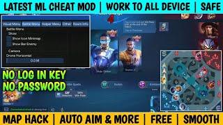 ML MOD MENU MLBB CHEAT NEW UPDATE - MAP HACK / UNLOCK ALL SKIN / NO KEY / NO EXPIRE / SAFE 100%