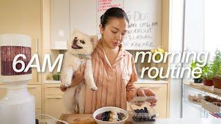 my 6AM “hot girl” morning routine in NYC! healthy & productive habits, self care