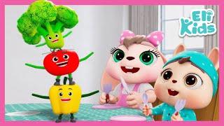 Vegetable Song | Encourage Kids To Eat Green | Eli Kids Educational Rhymes