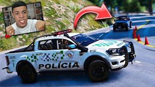 PRIMEIRA BLITZ POLICIAL NO ALTO DO MONTE CHILIAD! (DEU BOM) - GTA 5 MOD POLICIA!