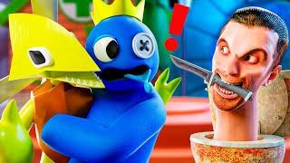 SKIBIDI TOILET Vs. BLUE! RAINBOW FRIENDS 2 Animation