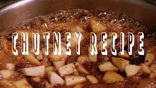 Spiced apple & pear chutney recipe