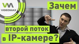 Зачем второй поток в IP камерах?