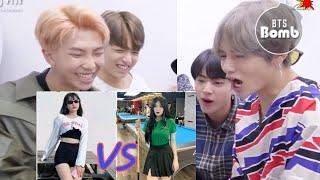 BTS REACTION Nguyễn Ngọc Huyền - Huyen2k4 Vs Quỳnh Alee | Đại chiến TIKTOK