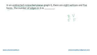 GATE 2021 SET-1 | EM | GRAPH THEORY | GATE TEST SERIES | SOLUTIONS ADDA | EXPLAINED BY POOJA