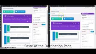 How to Copy a Divi Section from One Page to Another