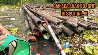 FULL BABON‼️GAK ADA ANAK SD SMP DI SPOT INI || mancing ikan red devil waduk karangkates NAHOL MANIA