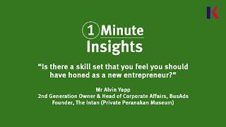 #1MinuteInsights – “Is there a skill set you feel you should have honed as a new entrepreneur?”