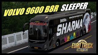 VOLVO 9600 B8R SLEEPER BUS MOD WITH DESI ROADS | MULTIPLAYER BUS CONVOY | EURO TRUCK SIMULATOR LIVE