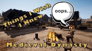 Medieval Dynasty: Things I Wish I Knew Sooner