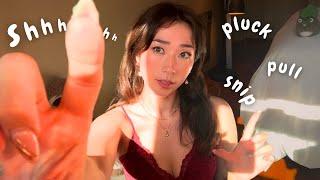 ASMR Plucking Away Your Negative Energy (Personal Attention, Hand Movements, Face Touching)