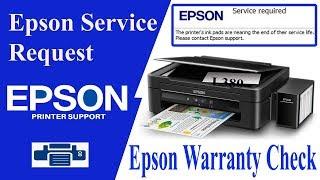 Epson Warranty | Service Request Registration | New Method  [January 2024]