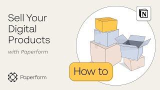 How to sell digital products with Paperform