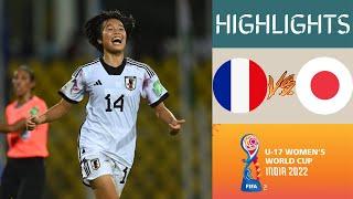  France vs Japan  Women's World Cup U17 Championship Highlights