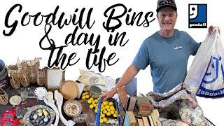 Goodwill bins shopping - A day in the life - thrifting for profit - reselling