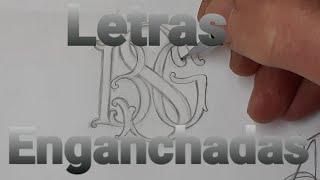 Diseño de las letras enganchadas