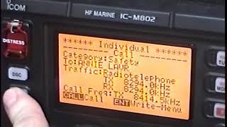 LIVE, Ship-to-Ship HF-DSC Calling, on GMDSS HF-DSC Freqs