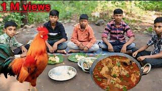 chicken| desi chicken cooking and eating | YouTube viral video cooking